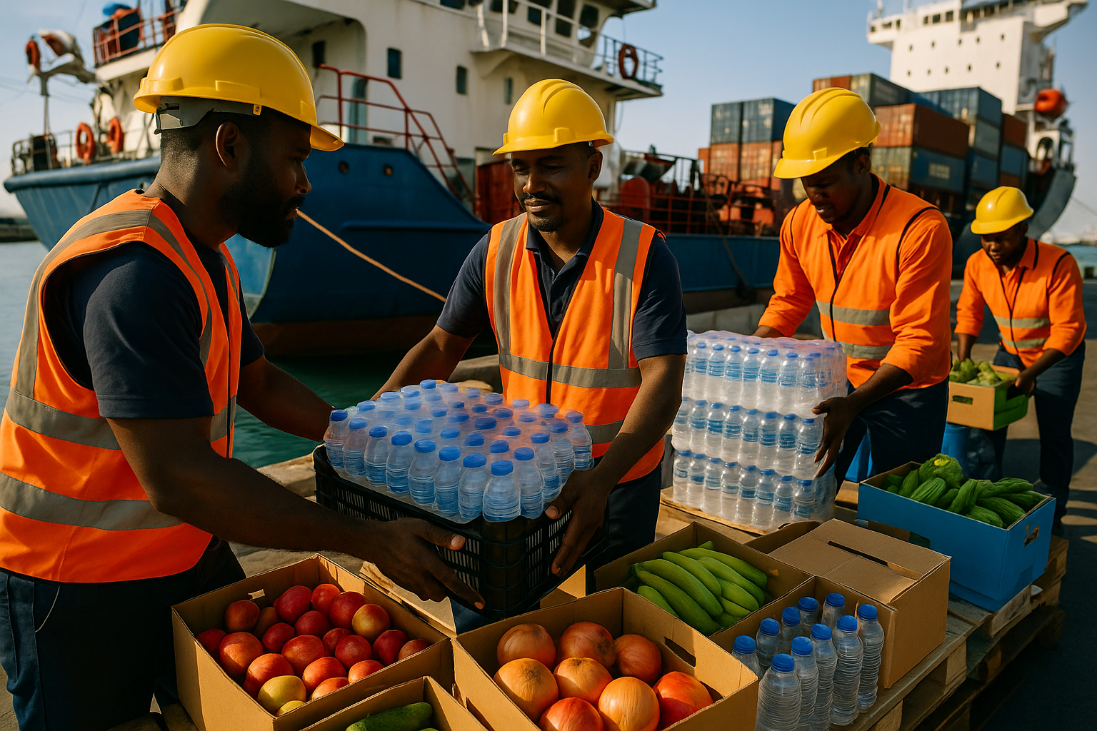 Fresh Water and Provision Supply - Africa Ship Supply